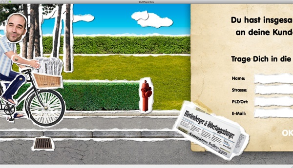 W&O WIGA 2011 Game Paperboy W&O WIGA 2011 Game Paperboy