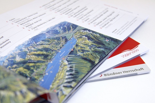 Heidiland Tourismus, Imagebroschüren