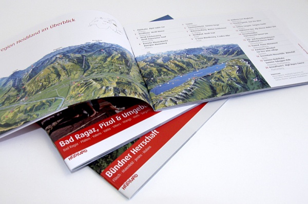 Heidiland Tourismus, Imagebroschüren
