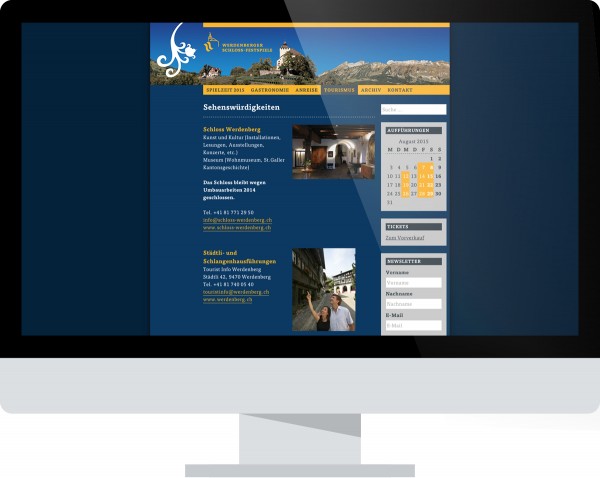 Werdenberger Schloss-Festspiele Internet